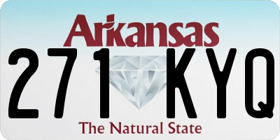 AR license plate 271KYQ