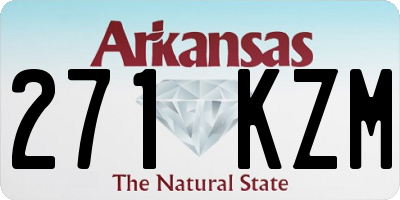 AR license plate 271KZM
