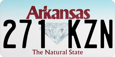 AR license plate 271KZN
