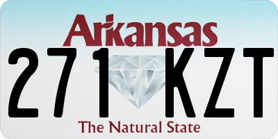 AR license plate 271KZT