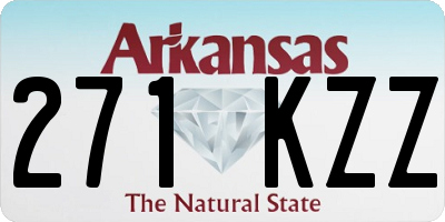 AR license plate 271KZZ