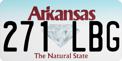 AR license plate 271LBG
