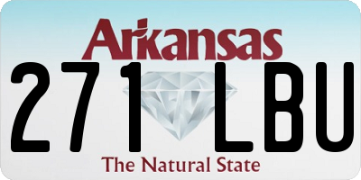 AR license plate 271LBU