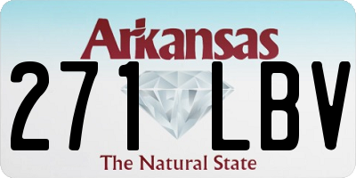 AR license plate 271LBV