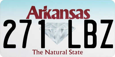 AR license plate 271LBZ
