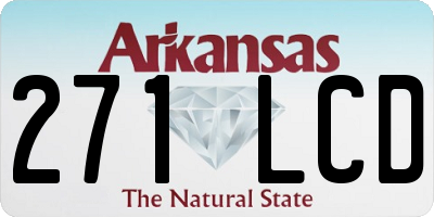 AR license plate 271LCD