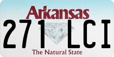 AR license plate 271LCI
