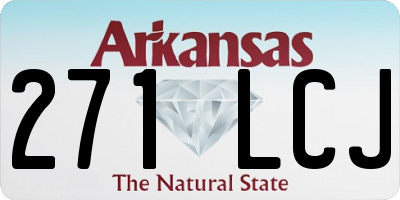 AR license plate 271LCJ