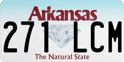 AR license plate 271LCM
