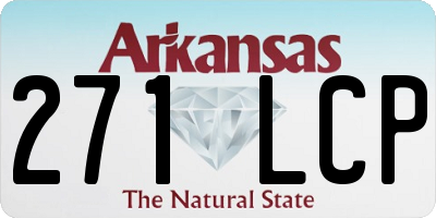 AR license plate 271LCP