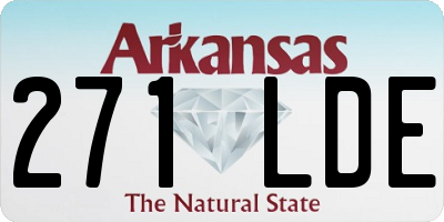 AR license plate 271LDE
