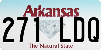 AR license plate 271LDQ