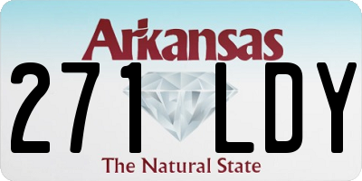 AR license plate 271LDY