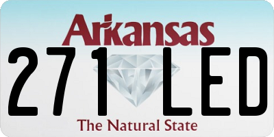 AR license plate 271LED