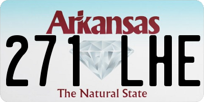 AR license plate 271LHE