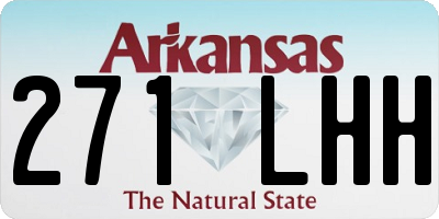 AR license plate 271LHH