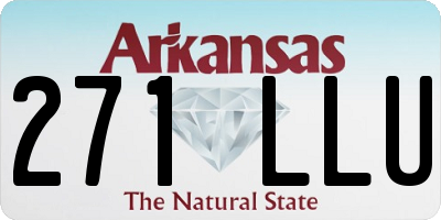 AR license plate 271LLU