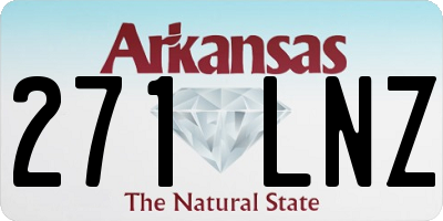 AR license plate 271LNZ