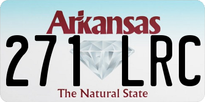 AR license plate 271LRC