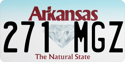 AR license plate 271MGZ