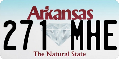 AR license plate 271MHE