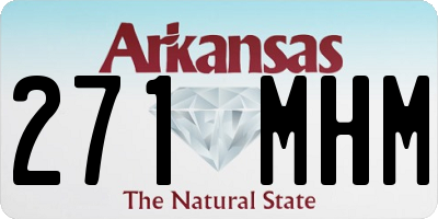 AR license plate 271MHM