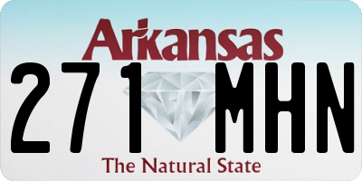 AR license plate 271MHN