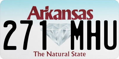 AR license plate 271MHU