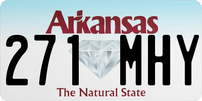AR license plate 271MHY