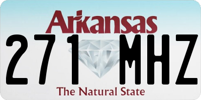 AR license plate 271MHZ