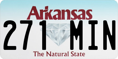 AR license plate 271MIN