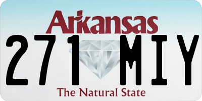 AR license plate 271MIY