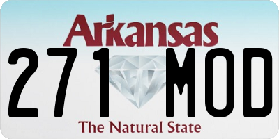 AR license plate 271MOD