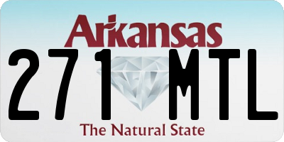 AR license plate 271MTL