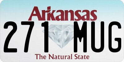 AR license plate 271MUG