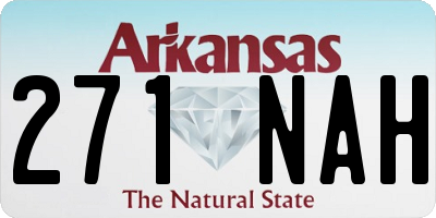 AR license plate 271NAH