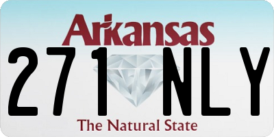 AR license plate 271NLY