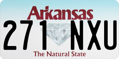 AR license plate 271NXU