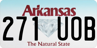 AR license plate 271UOB
