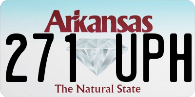 AR license plate 271UPH