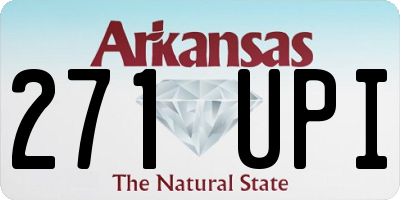 AR license plate 271UPI