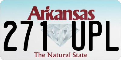 AR license plate 271UPL