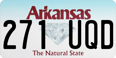 AR license plate 271UQD
