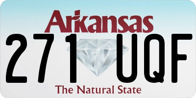 AR license plate 271UQF