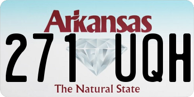 AR license plate 271UQH
