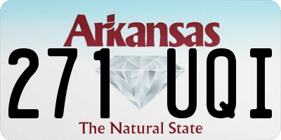 AR license plate 271UQI
