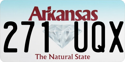 AR license plate 271UQX