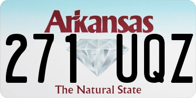 AR license plate 271UQZ