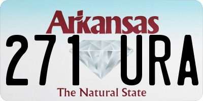 AR license plate 271URA