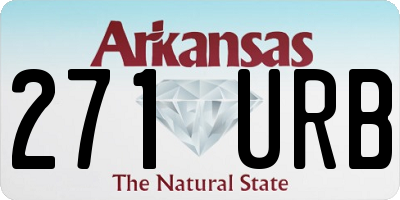AR license plate 271URB